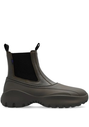 Burberry round-toe boots - Green