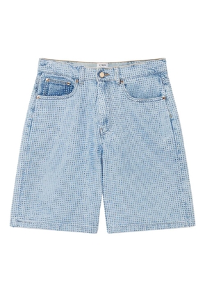 Casablanca cotton denim shorts - Blue