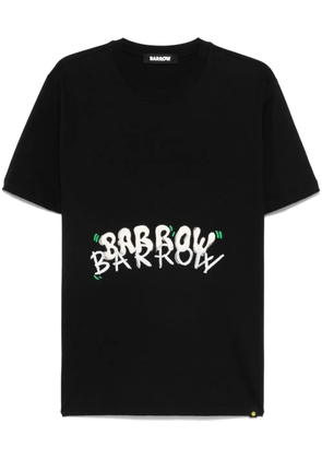 BARROW raised-print T-shirt - Black