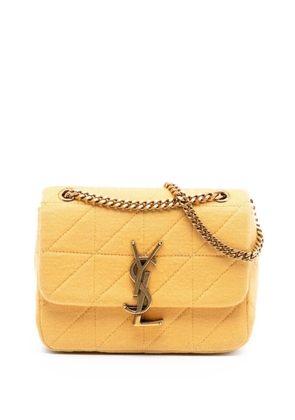 Saint Laurent Pre-Owned 2022 Mini Jersey Wool Patchwork Jamie crossbody bag - Yellow