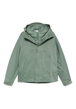 C.P. Company hooded detachable-liner jacket - Green