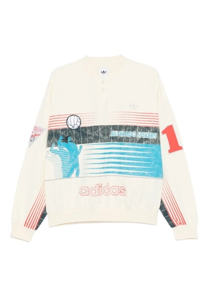 adidas Archive Summersport graphic-print sweater - Neutrals
