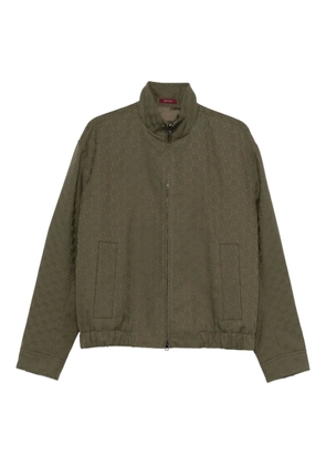 Gucci zip-up bomber jacket - Green