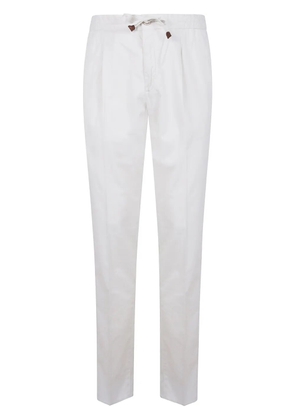 Incotex pleat-detail trousers - White