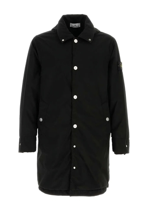Stone Island snap-button padded coat - Black