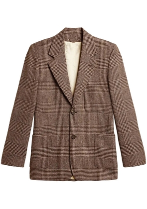 Golden Goose checked blazer - Brown