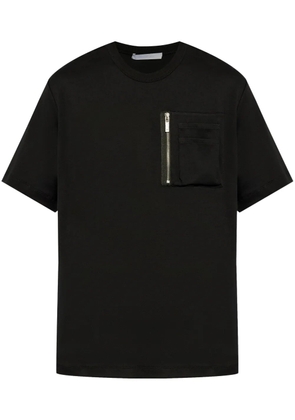 Helmut Lang zip pocket cotton T-shirt - Black