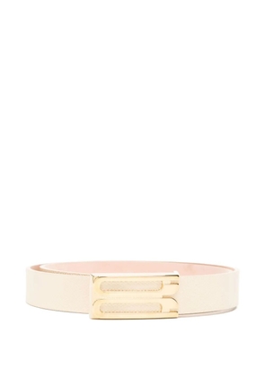 Victoria Beckham Frame belt - White