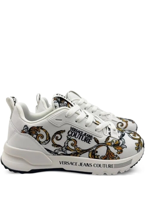 Versace Jeans Couture Barocco-print sneakers - White