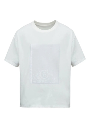 MM6 Maison Margiela graphic-panelled T-shirt - White