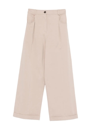 Brunello Cucinelli cuffed-hem trousers - Neutrals