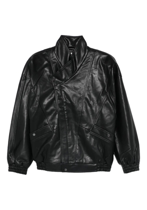 The Garment Brooklyn asymmetric panelled jacket - Black
