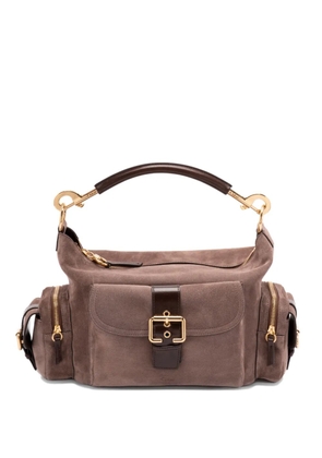 Chloé medium Camera suede shoulder bag - Brown