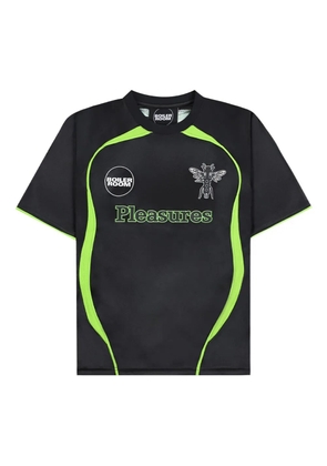 Pleasures graphic-print T-shirt - Black