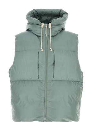Jil Sander hooded-padded waistcoat - Green