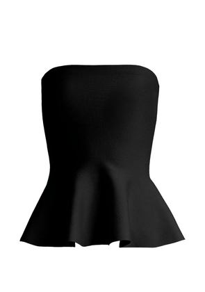 High Sport Eric strapless peplum top - Black