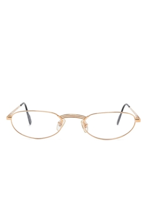 Tiffany & Co. Pre-Owned oval-frame glasses - Gold