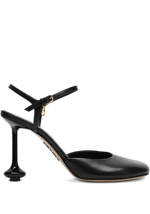 LOEWE 90mm ankle-strap sculpted-heel pumps - Black