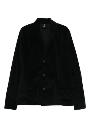 Thom Krom single-breasted velvet blazer - Black