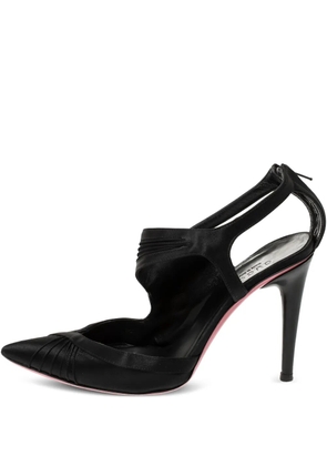 Gucci Pre-Owned 2023 100mm satin pumps - Black