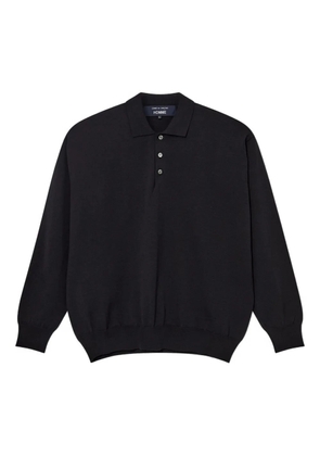 Comme des Garçons Homme buttoned long-sleeve polo shirts - Blue