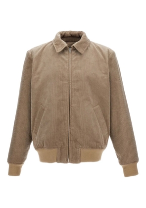 A.P.C. corduroy zip-fastening jacket - Brown