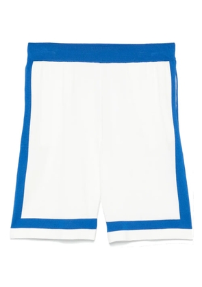 BLUE SKY INN panelled knit shorts - White