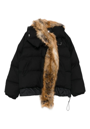 Ottolinger trim-detail long-sleeve puffer jacket - Black