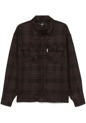 Represent checked shirt - Brown