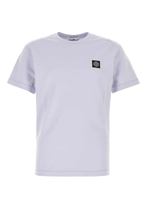 Stone Island crew-neck t-shirt - Purple
