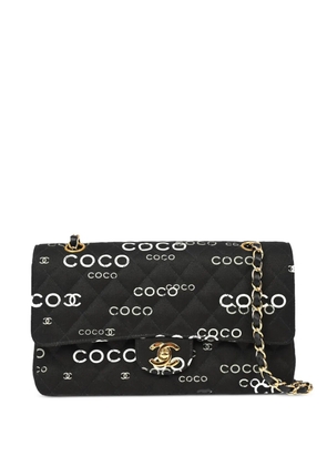 CHANEL Pre-Owned 2002 medium Double Flap shoulder bag - Black