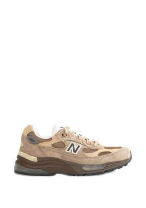 New Balance 992 logo-detail sneakers - Neutrals