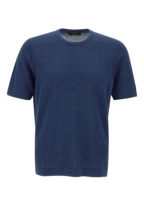 Gran Sasso fine-knit T-shirt - Blue