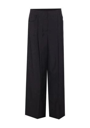 FENDI pleated-front trousers - Black