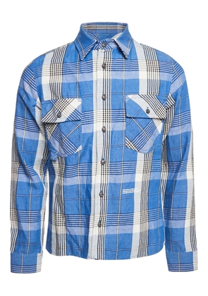 Off-White Pre-Owned checked shirt - Blue