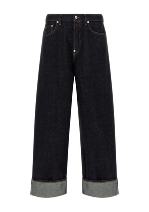 Kenzo turn-up jeans - DARK BLUE