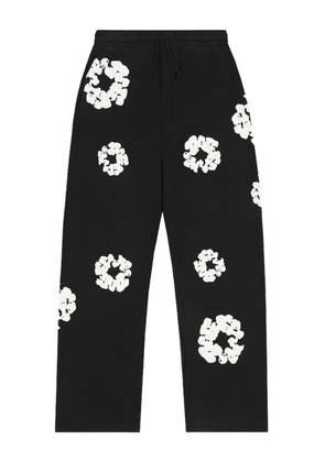 Denim Tears wreath-print track pants - Black