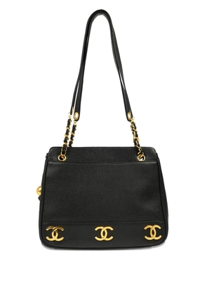 CHANEL Pre-Owned 1995 Triple CC shoulder bag - Black