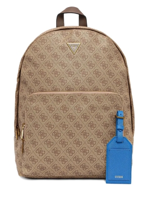 GUESS USA Vezzola monogrammed-logo backpack - Neutrals
