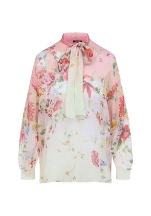 Roberto Cavalli floral-print shirt - Pink