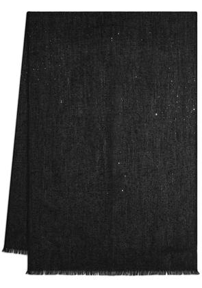 Ferragamo Micro paillette stole - Black