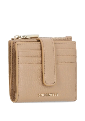 Coccinelle leather zip-fastening wallet - Neutrals