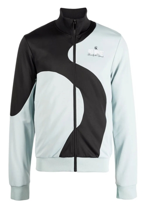 Off-White logo-lettering sweatshirt - Blue