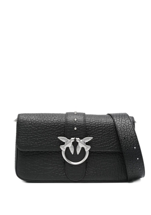 PINKO textured-leather shoulder bag - Black