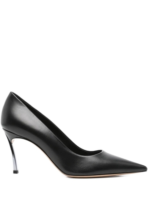 Casadei 80mm Superblade pointed-toe stiletto pumps - Black