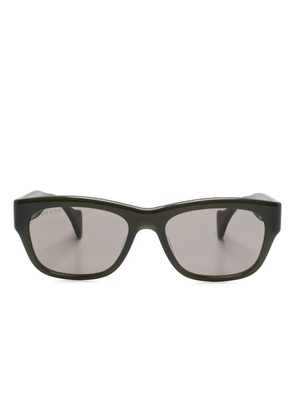 Gucci Eyewear rectangle-frame sunglasses - Green