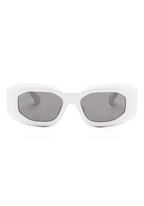 Versace Eyewear Maxi Medusa Biggie tinted sunglasses - White