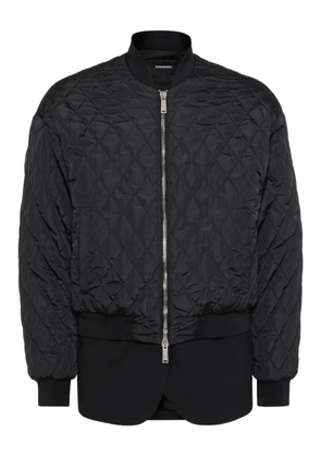 DSQUARED2 quilted bomber jacket - Black