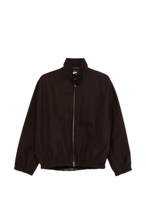 Courrèges zip-up bomber jacket - Brown