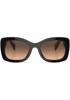 Prada Eyewear logo-lettering square sunglasses - Purple